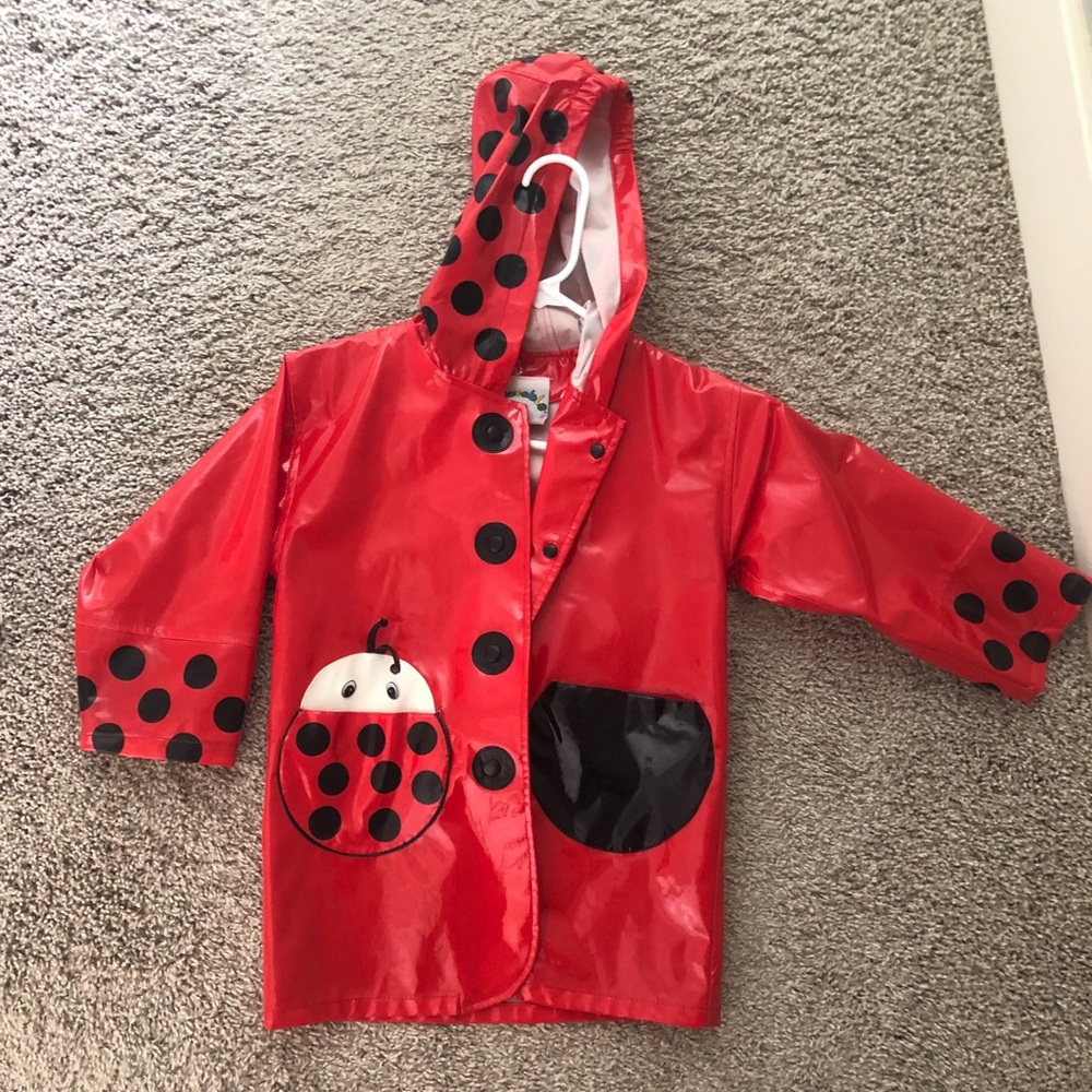 Kidorable ladybug raincoat